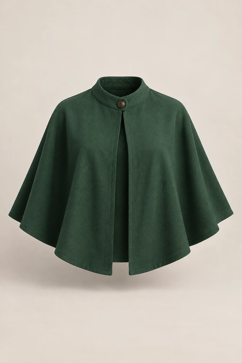 Lantern Walk Cape in Forest Green