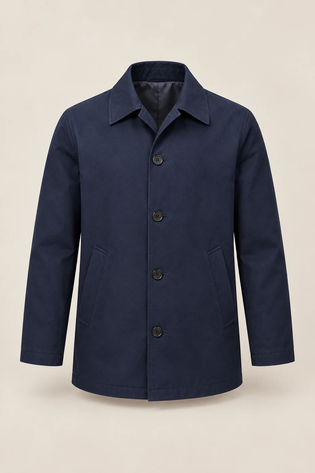 Stationmaster Car Coat in Navy